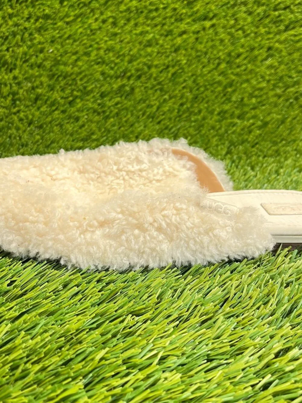 UGG Janaya Cozy Mule Womens‎ Size 7 Ivory Casual Comfort Slide Slippers Shoes
